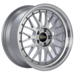 BBS LM 18×9 5×114.3 ET42 Diamond Silver Center Diamond Cut Lip Wheel – 82mm PFS/Clip Required