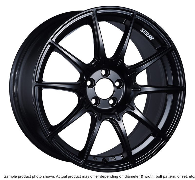 SSR GTX01 19×9.5 5×120 38mm Offset Flat Black Wheel