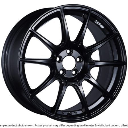 SSR GTX01 18×8.5 5×114.3 44mm Offset Flat Black Wheel