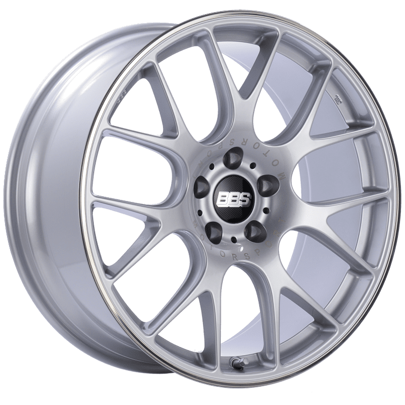 BBS CH-R Diamond Silver Polished Rim Protector Wheel (20x9 5x115 +24)