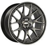 BBS CH-RII Satin Platinum Center / Black Lip SS Rim Protector Wheel (21x10.5 5x120 +35)