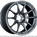 SSR GTX01 18×10.5 5×114.3 15mm Offset Dark Silver Wheel Evo X / G35 / 350z / 370z
