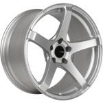 Enkei Kojin 18×9.5 30mm Offset 5×114.3 Bolt Pattern 72mm Bore Dia Matte Silver Wheel