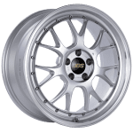 BBS LM-R 19×8.5 5×112 ET38 Diamond Silver Center Diamond Cut Lip Wheel -82mm PFS/Clip Required