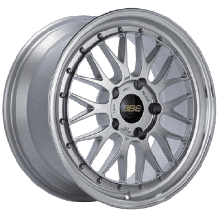 BBS LM Diamond Black Center / Diamond Cut Lip Wheel (18×8 5×114.3 +40)