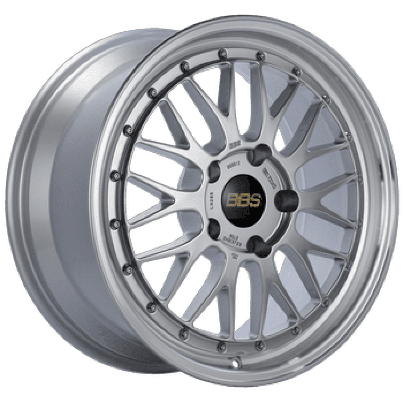 BBS LM Diamond Black Center / Diamond Cut Lip Wheel (18x8 5x114.3 +40)