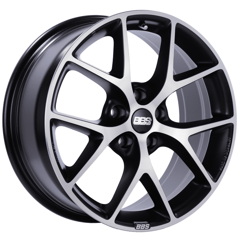 BBS SR Satin Black Diamond Cut Face Wheel (17x7.5 5x115 +40)