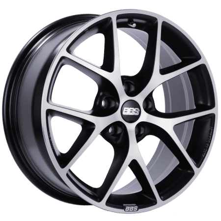 BBS SR Satin Black Diamond Cut Face Wheel (17×7.5 5-120 +35)