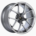 BBS RI-S 20×10 5×112 ET38 Diamond Silver Center / Diamond Cut Lip Wheel -82mm PFS/Clip Required