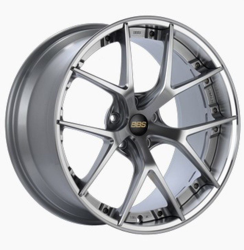 BBS RI-S 20×10 5×112 ET38 Diamond Silver Center / Diamond Cut Lip Wheel -82mm PFS/Clip Required