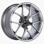 BBS RI-S 20×10 5×120 ET34 Diamond Silver Center / Diamond Cut Lip Wheel -82mm PFS/Clip Required