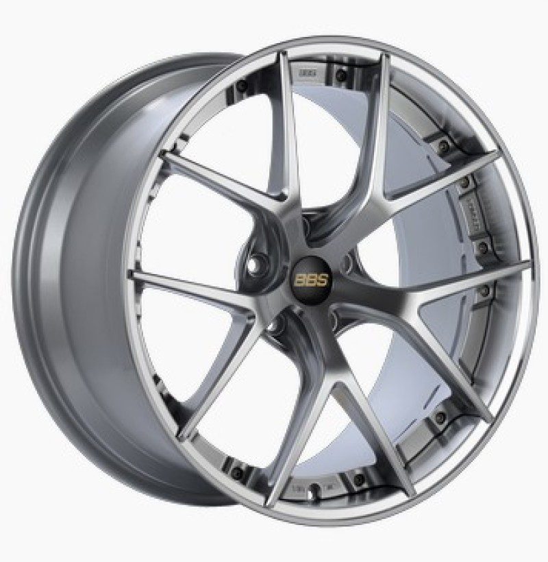 BBS RI-S 20×10 5×120 ET34 Diamond Silver Center / Diamond Cut Lip Wheel -82mm PFS/Clip Required