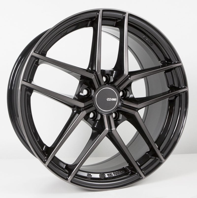 Enkei TY5 19×8.5 5×112 42mm Offset 72.6mm Bore Pearl Black Wheel