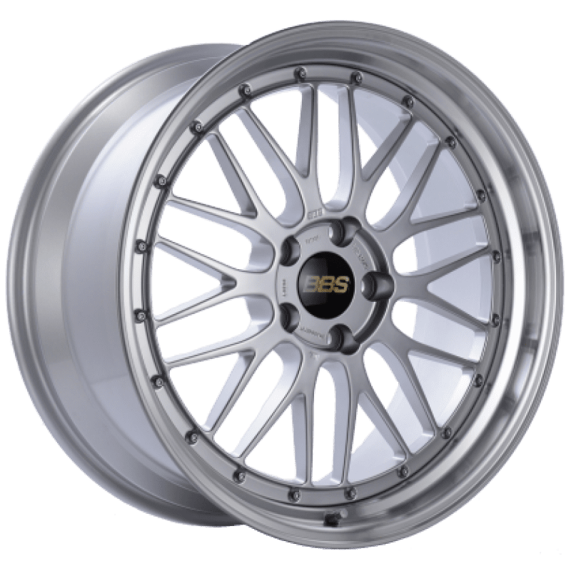 BBS LM 19×8.5 5×112 ET25 Diamond Silver Center Diamond Cut Lip Wheel – 82mm PFS Required