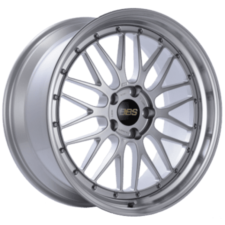 BBS LM Diamond Silver Center Diamond Cut Lip Wheel (21×10 5-112 +40)
