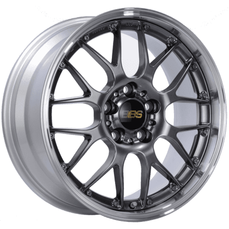 BBS RS-GT Diamond Black Center / Diamond Cut Lip Wheel (18×11 5×130 +45)