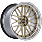 BBS LM 20×10.5 5×114.3 ET20 CB66 Gold Center Diamond Cut Lip Wheel