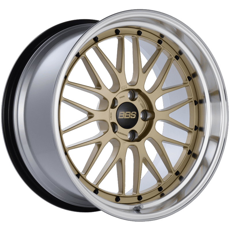 BBS LM 20×10.5 5×114.3 ET20 CB66 Gold Center Diamond Cut Lip Wheel