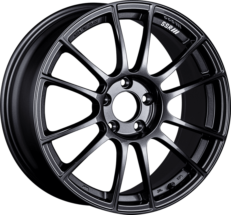 SSR GTX04 18×7.5 5×100 48mm Offset Dark Gunmetal Wheel