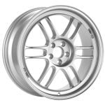 Enkei RPF1 17×9 5×114.3 22mm Offset 73mm Bore Silver Wheel