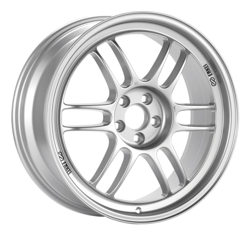 Enkei RPF1 17×8.5 5×114.3 40mm Offset 73mm Bore Silver Wheel  RX8 / 93-98 Supra