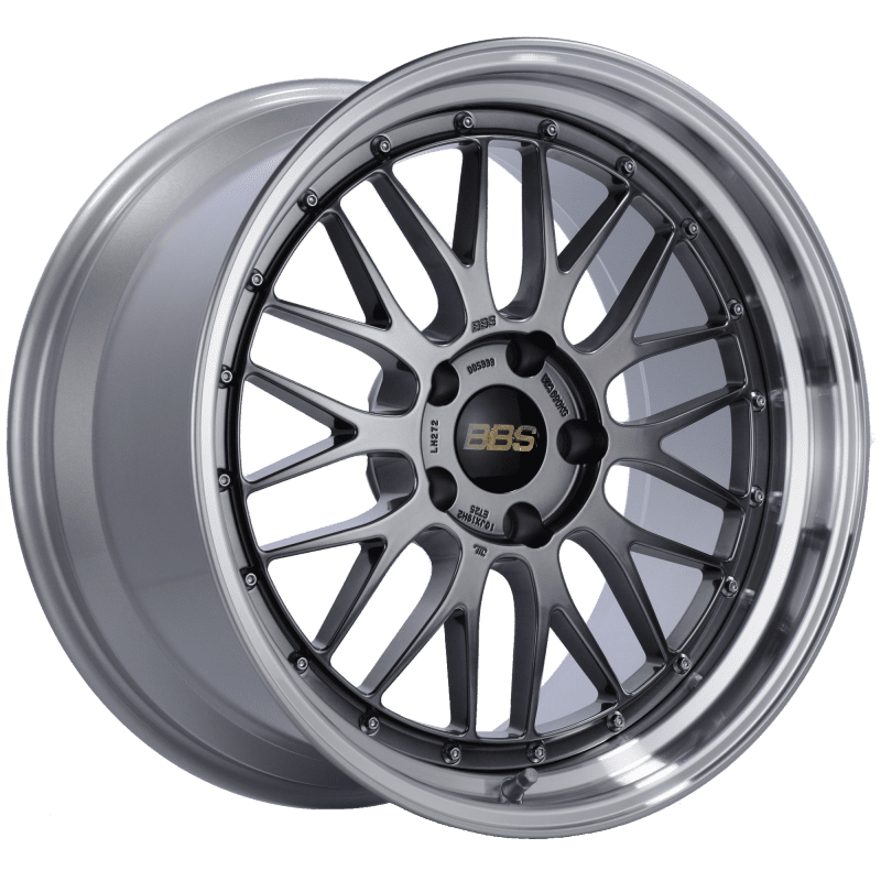 BBS LM 19×8.5 5×112 ET32 Diamond Black Center Diamond Cut Lip Wheel -82mm PFS/Clip Required