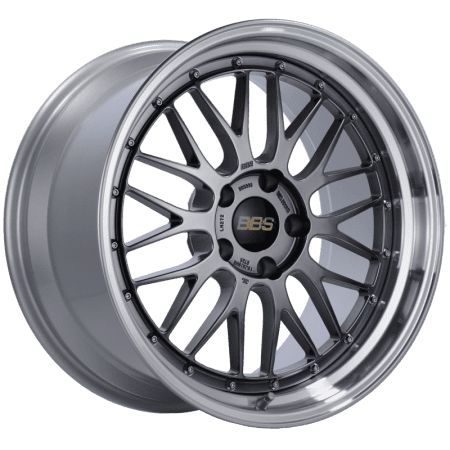 BBS LM Diamond Black Center / Diamond Cut Lip Wheel (19×9.5 5×120 +48)