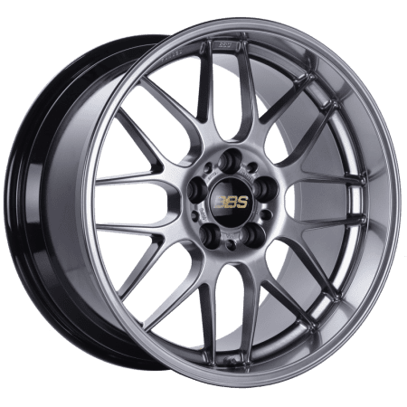 BBS RG-R Diamond Black Center / Diamond Cut Lip Wheel (18×10 5×120 +25)