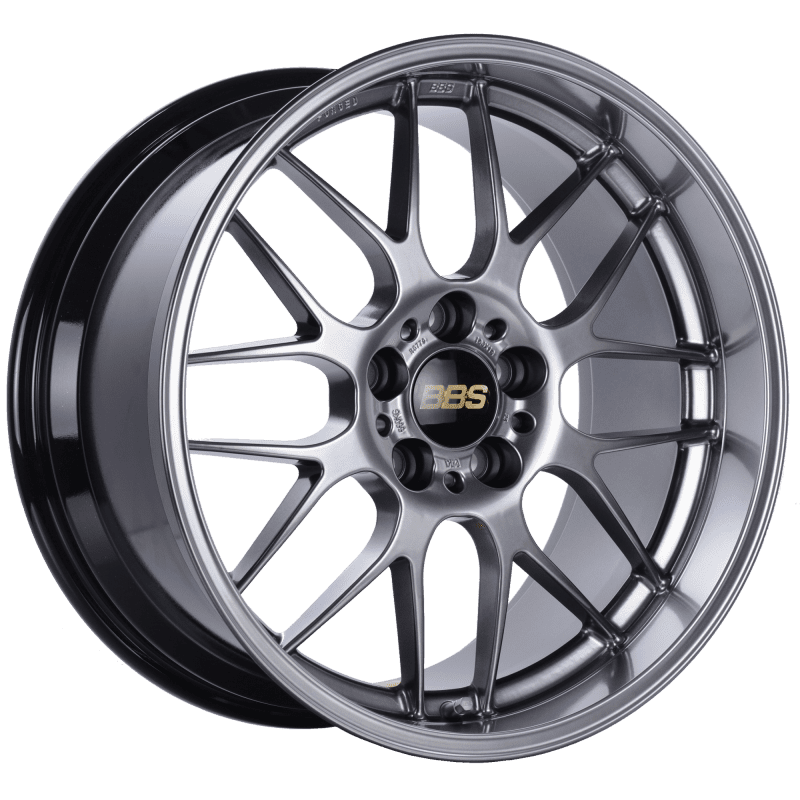 BBS RG-R Diamond Black Center / Diamond Cut Lip Wheel (18x8.5 5x120 +13)