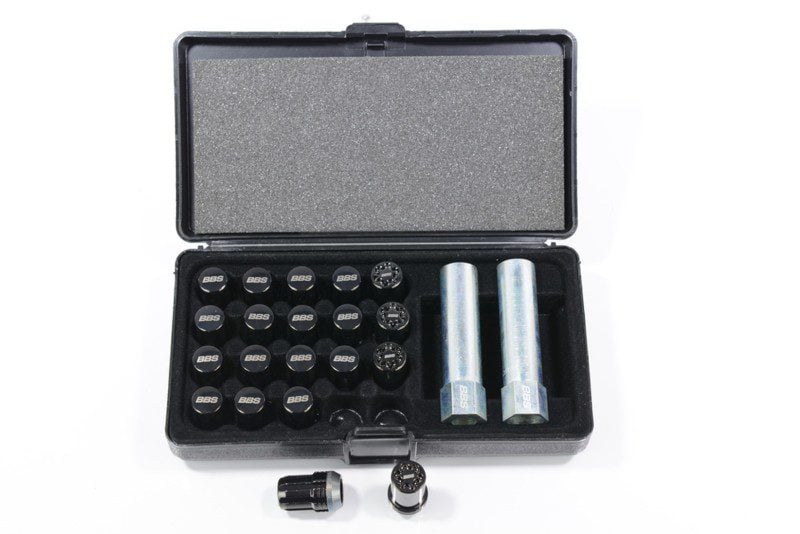 BBS McGard Black Lug Nut Set w/ Locks (12x1.5)