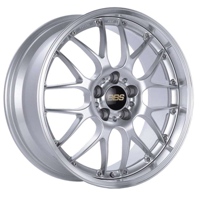 BBS RS-GT Diamond Silver Center / Diamond Cut Lip Wheel (19x8.5 5x112 +32)
