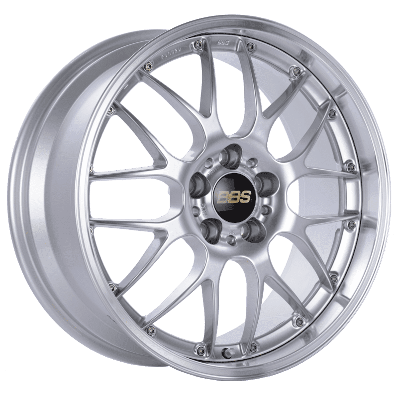 BBS RS-GT Diamond Silver Center / Diamond Cut Lip Wheel (18x9.5 5x130 +48)