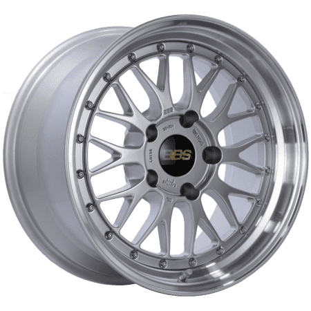 BBS LM Diamond Silver Center Diamond Cut Lip Wheel (17×9 5-130 +17)