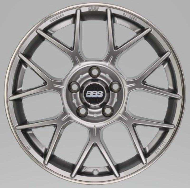 BBS XR 18×8 5×114.3 40mm Offset 82mm Bore PFS/Clip Req Gloss Platinum Wheel