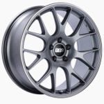 BBS CH-R Satin Titanium Polished Rim Protector Wheel (20x10.5 5x120 +35)