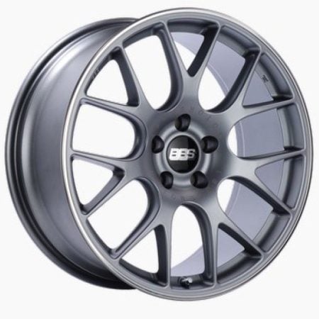 BBS CH-R Brilliant Satin Titanium Polished Rim Protector Wheel (20×10 5×112 +18)