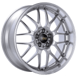 BBS RS-GT Diamond Silver Center / Diamond Cut Lip Wheel (18x11 5x130 +45)