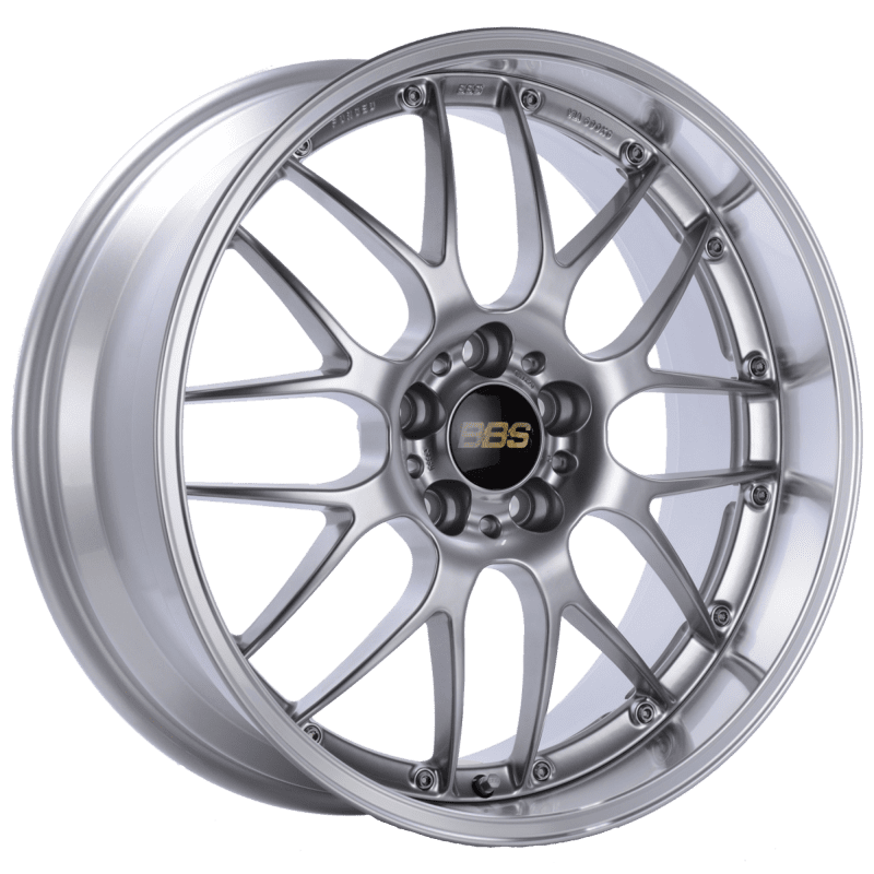 BBS RS-GT Diamond Silver Center / Diamond Cut Lip Wheel (18x11 5x130 +45)