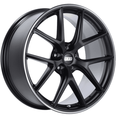 BBS CI-R Satin Black Polished Rim Protector Wheel (20×10 5-112 +45)