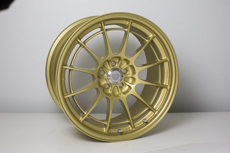 Enkei NT03+M 18×9.5 5×100 40mm Offset Gold Wheel