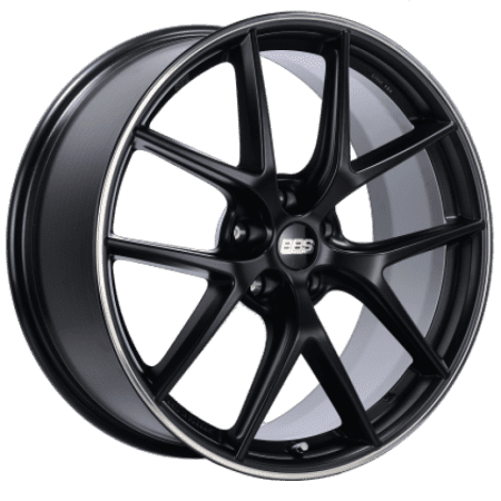 BBS CI-R Satin Black Polished Rim Protector Wheel (20×10.5 5×112 +35)