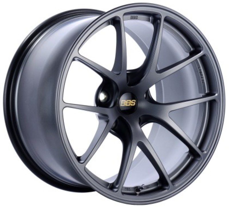 BBS RI-A 18×9.5 5×120 ET23 Matte Gray Wheel -82mm PFS/Clip Required