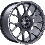 BBS CH-R Satin Titanium Polished Rim Protector Wheel (19x9.5 5x112 +35)