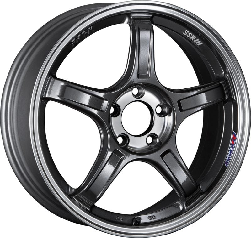 SSR GTX03 18×7.5 5×100 48mm Offset Black Graphite Wheel