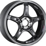 SSR GTX03 17×7.0 5×114.3 42mm Offset Black Graphite Wheel