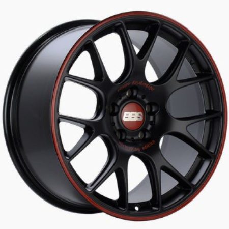 BBS CH-R Nurburgring Edition Black/Red Wheel (19×8.5 5×112 +48)