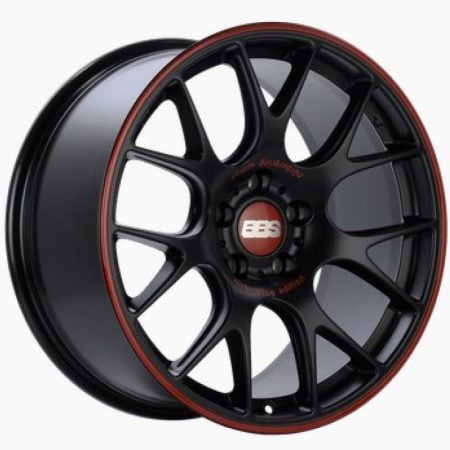 BBS CH-R Nurburgring Edition Satin Black/Red Lip Wheel (19×9.5 5-112 +45)