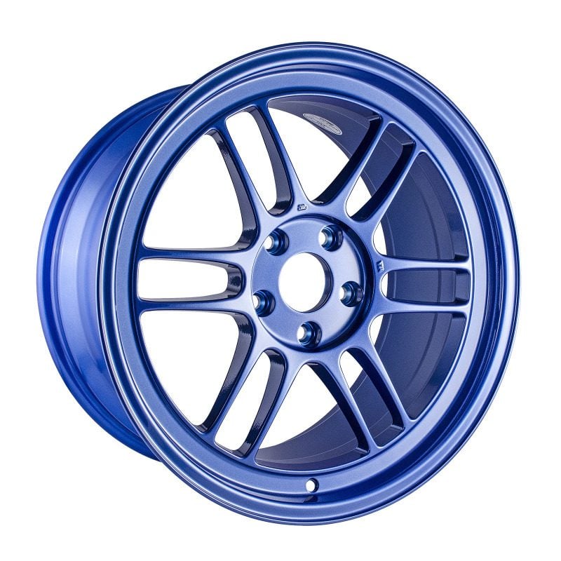 Enkei RPF1 18×9.5 5×114.3 38mm Offset 73mm Victory Bore Blue Wheel