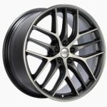 BBS CC-R 20×10.5 5×114.3 ET45 Satin Graphite Diamond Cut Polished Rim Protector Wheel -82mm PFS Req.