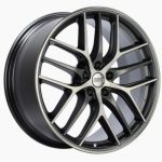 BBS CC-R Satin Graphite Diamond Cut Polished Rim Protector Wheel (20x9.5 5x112 +42)